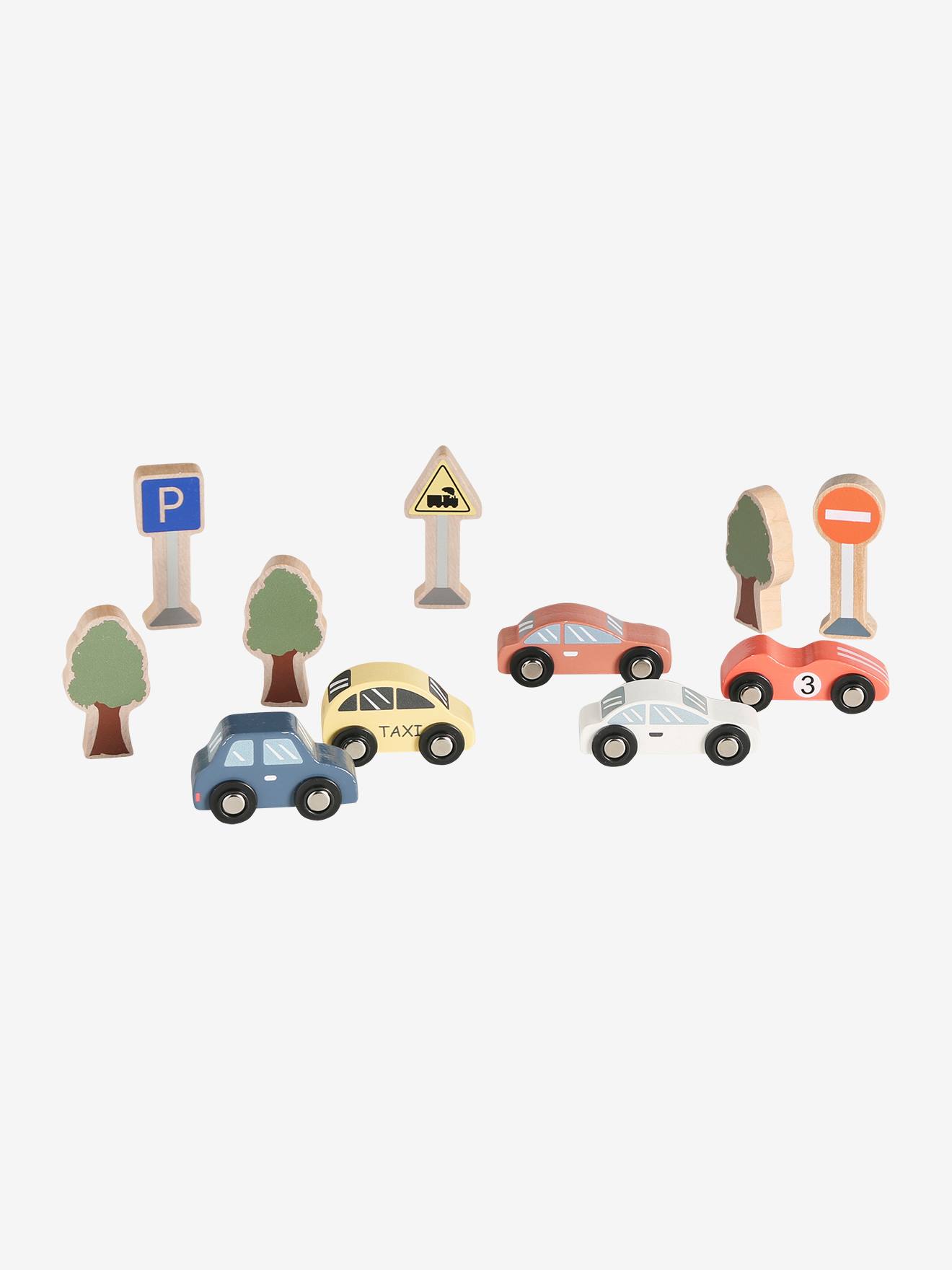 Vehicles & Accessories Box Set in FSC® Wood multicoloured