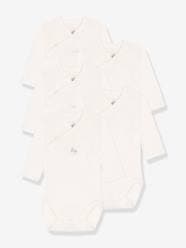 Baby-Pack of 5 Long Sleeve Bodysuits by Petit Bateau