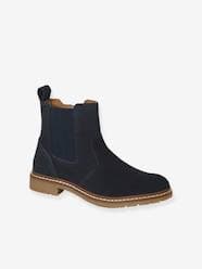 Shoes-Girls Footwear-Ankle Boots-Leather Chelsea Boots for Boys