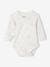 Pack of 2 Long Sleeve Bodysuits in Organic Cotton for Newborn Babies cappuccino+pale blue+rose 