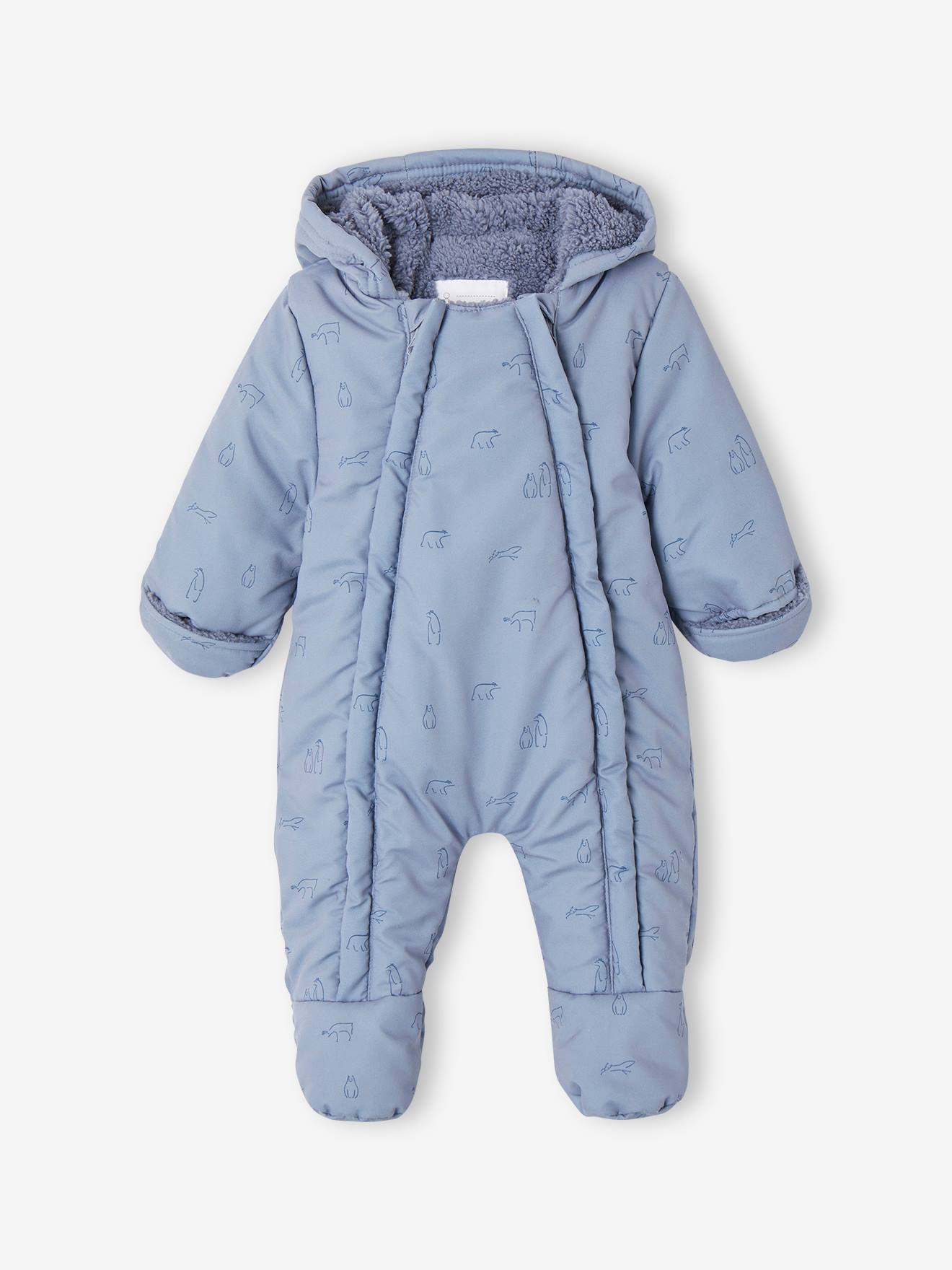 Pramsuit with Bear Print