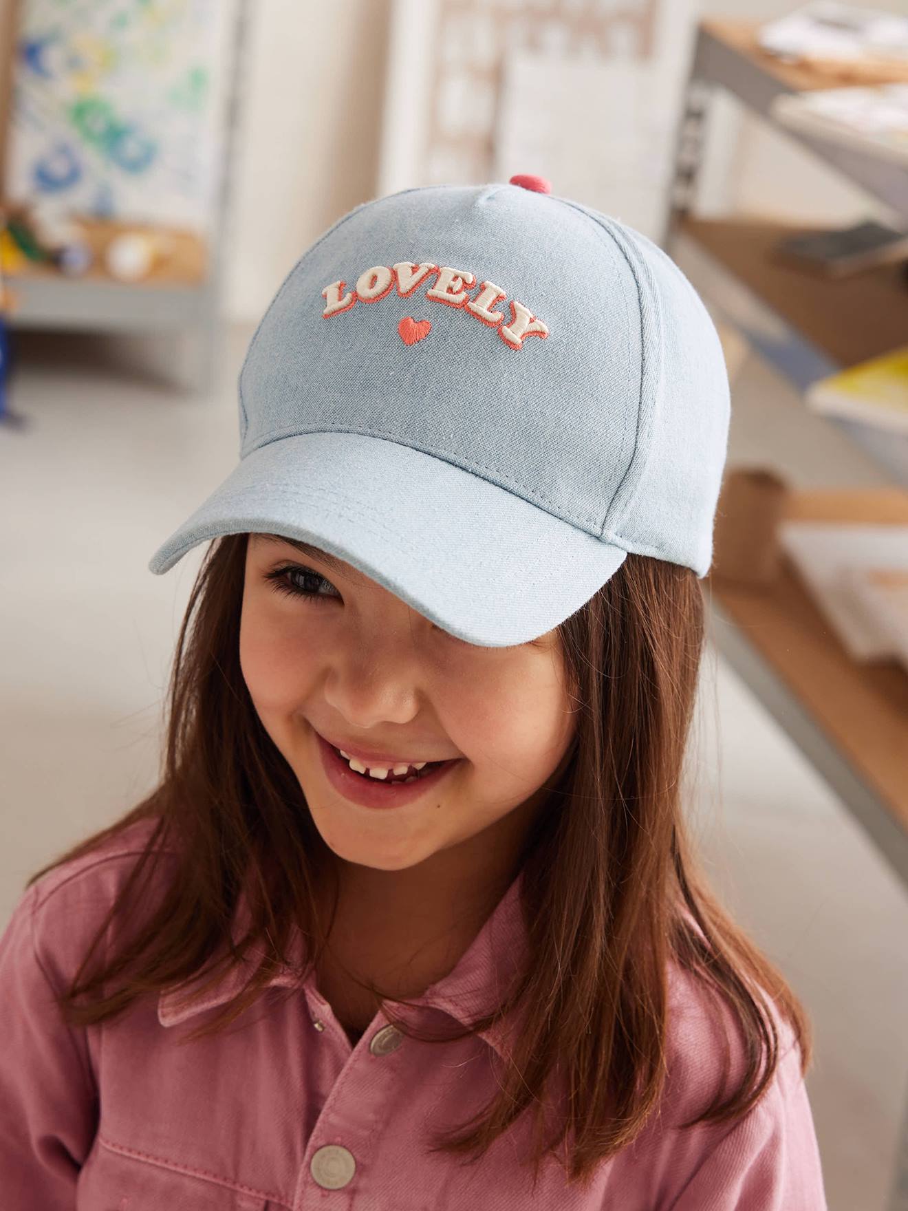Denim Cap for Girls
