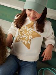 Girls-Basics Sweatshirt with Motif for Girls