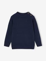 Boys-Cardigans, Jumpers & Sweatshirts-Fancy Knit Jumper for Boys