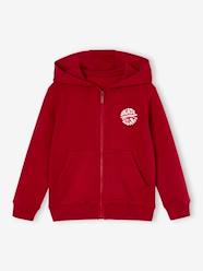 Boys-Cardigans, Jumpers & Sweatshirts-Basics Zipped Jacket with Hood for Boys