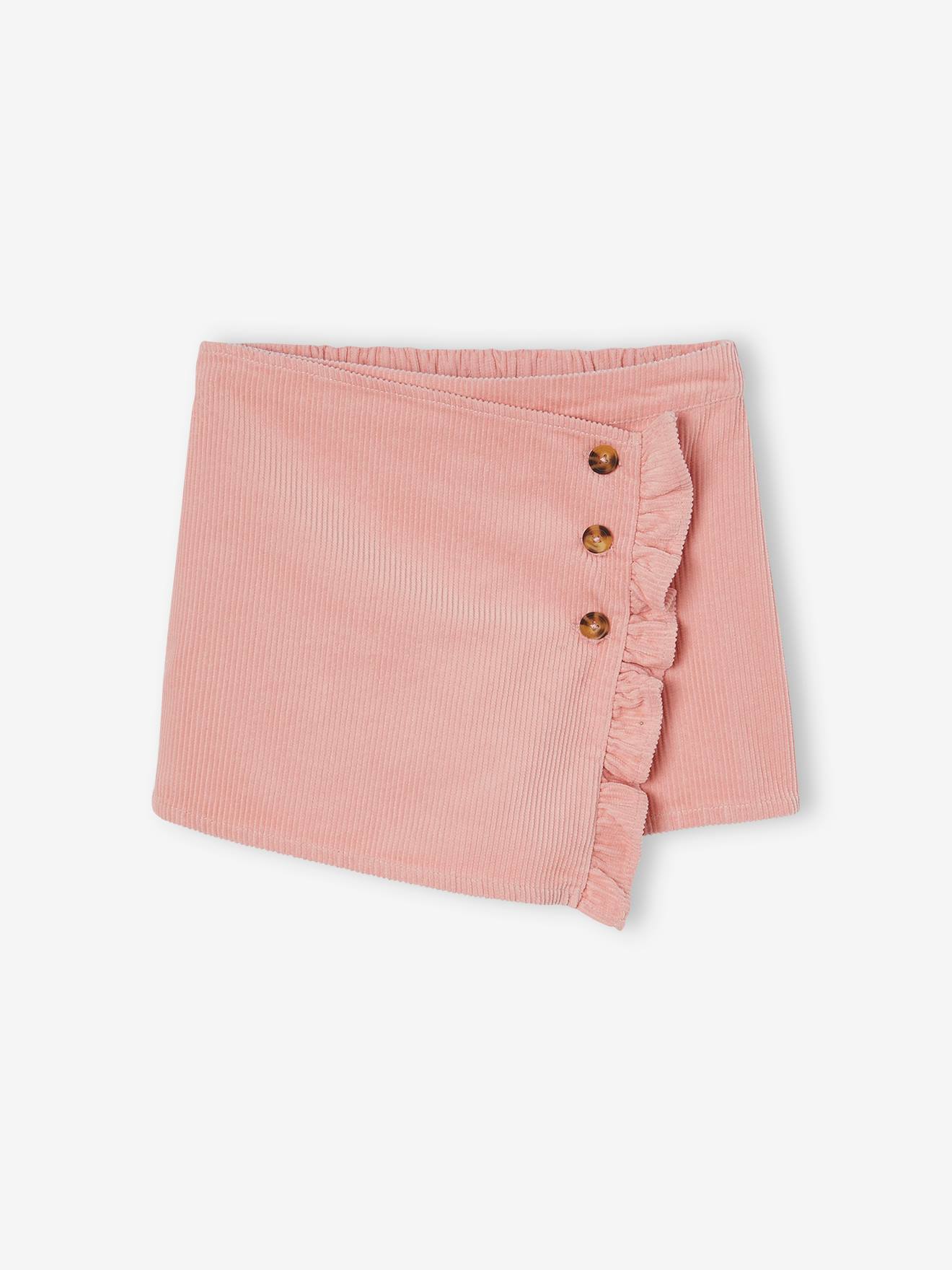 Envelope-type Corduroy Skort - 2