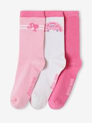 Girls-Underwear-Socks-Pack of 3 Pairs of Socks, Barbie®