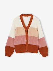 Girls-Rib Knit Cardigan for Girls