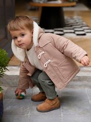 Baby-Parka with Hood & Duffel-Coat Look for Babies