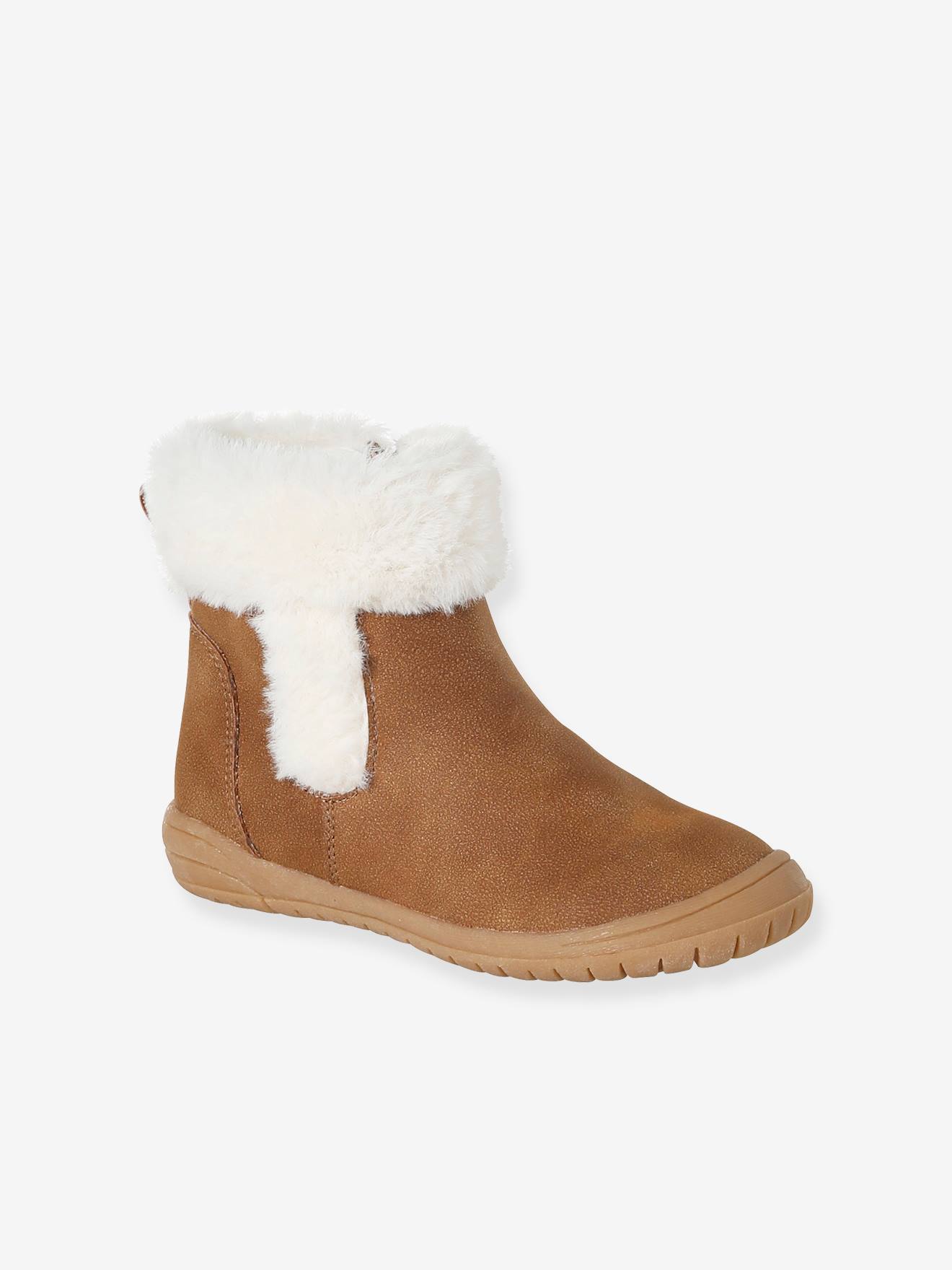 Furry Ankle Boots
