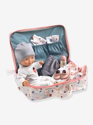 Toys-Dolls & Soft Dolls-Soft Dolls & Accessories-Vanille Suitcase, Doll + Accessories, by DJECO