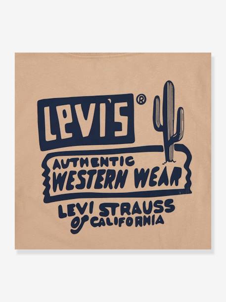 Cactus Out West T-Shirt with Motif on the Back by LEVI'S® for Boys beige 