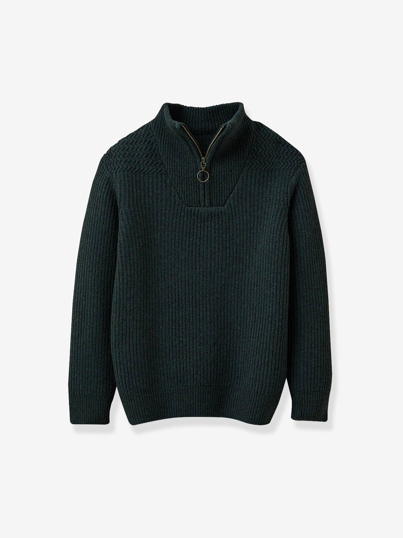 CYRILLUS high-neck zip-up sweater