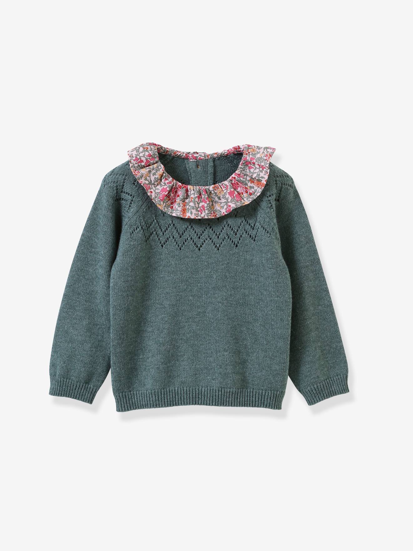 Pull fille col Liberty® CYRILLUS