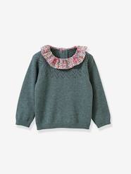 Baby-Pull fille col Liberty® CYRILLUS