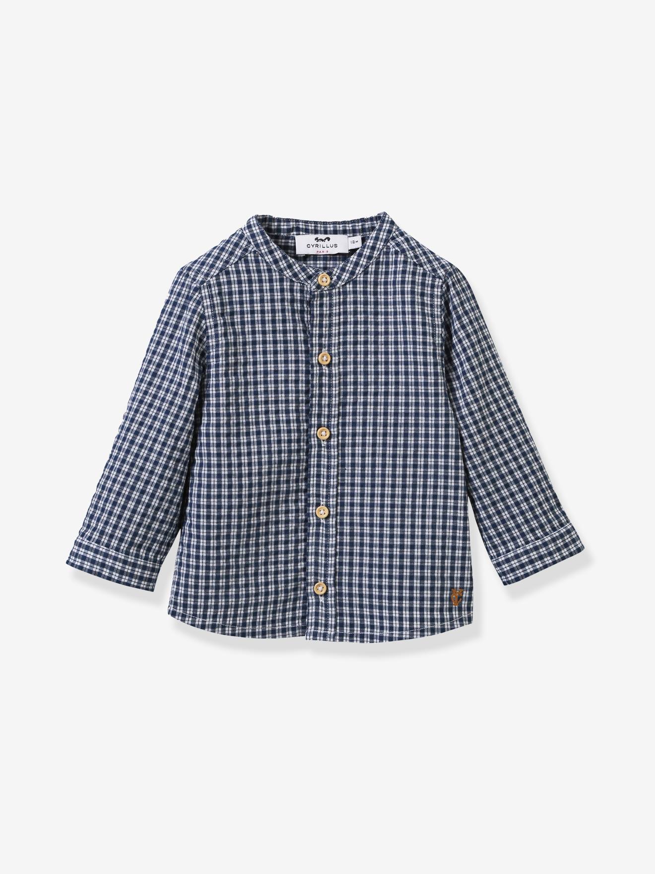 CYRILLUS baby gingham shirt chequered