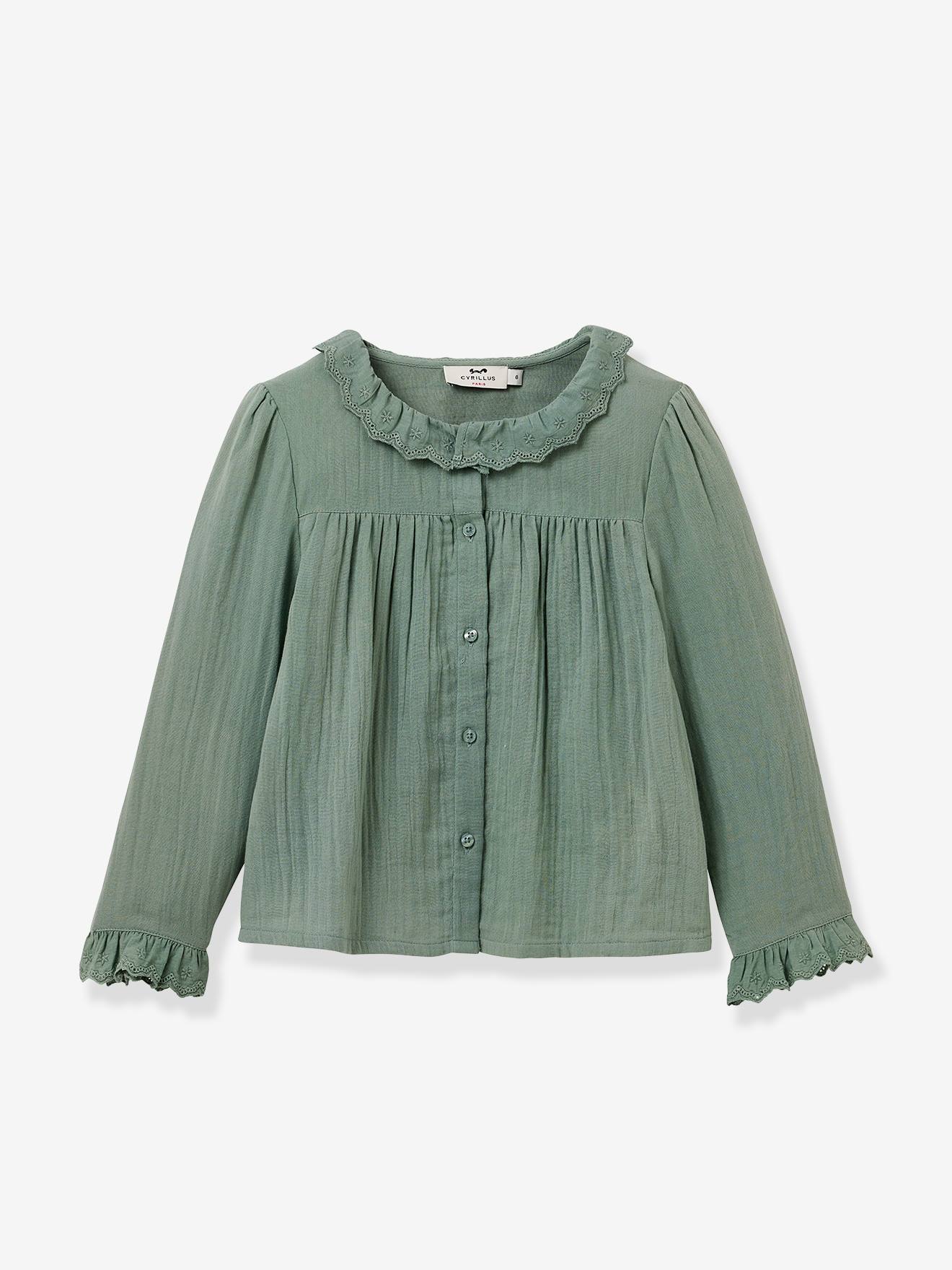 CYRILLUS gauze shirt
