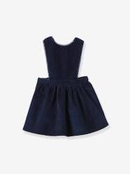 Baby-Dresses & Skirts-CYRILLUS baby velour smock dress