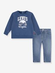 Baby-Outfits-Set of sweat & jeans LVB Mountain Crew LEVI'S KID'S