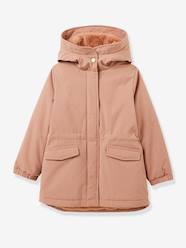 CYRILLUS faux fur lined parka for girls