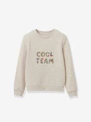 Girls-Cool Team girls' sweatshirt in Liberty fabric - organic cotton CYRILLUS