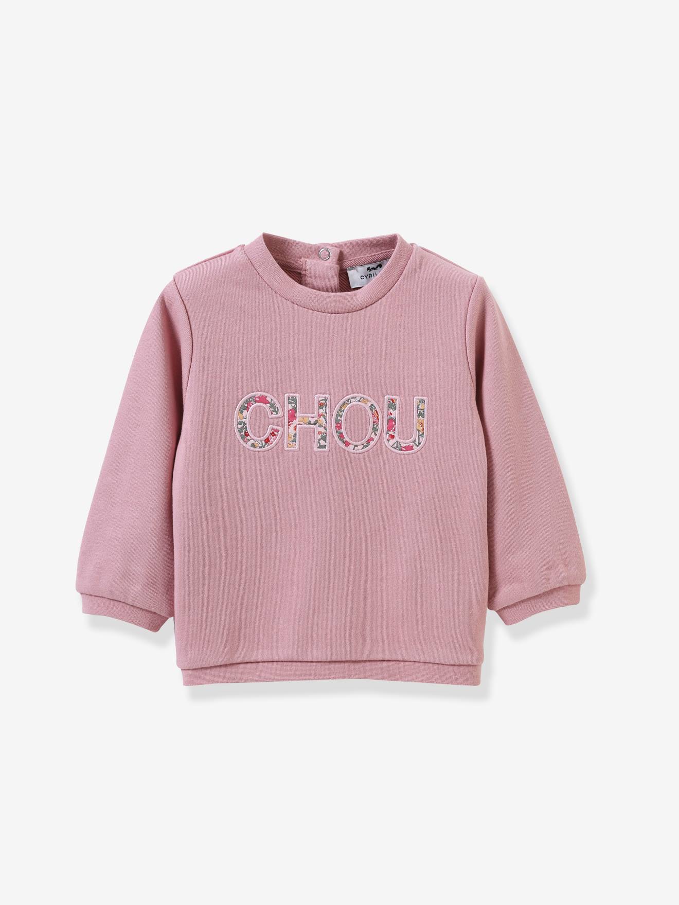 Sweat shirt with Liberty® fabric letters