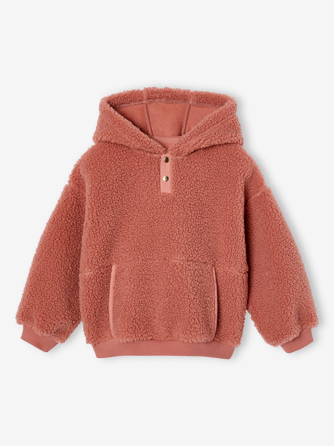 Sherpa sweatshirt girls on sale