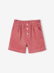 Girls-Shorts-Paperbag-Style Corduroy Shorts for Girls