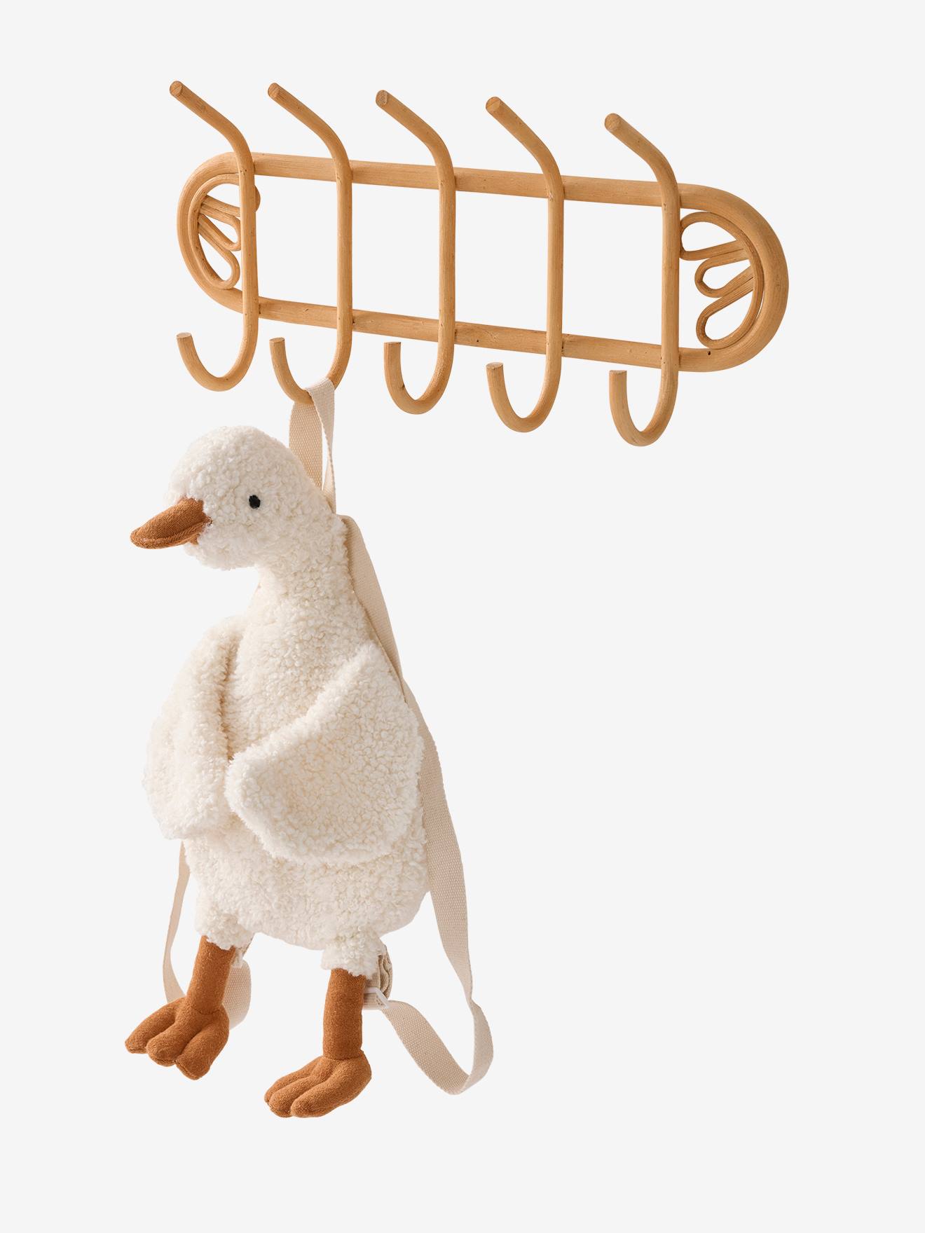 Rattan Coat Rack with Hooks wood, Bedding Decor Vertbaudet