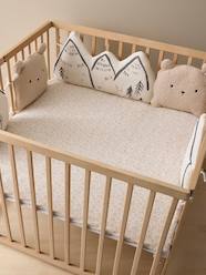 Bedding & Decor-Cot/Playpen Bumper with Panels, Hygge