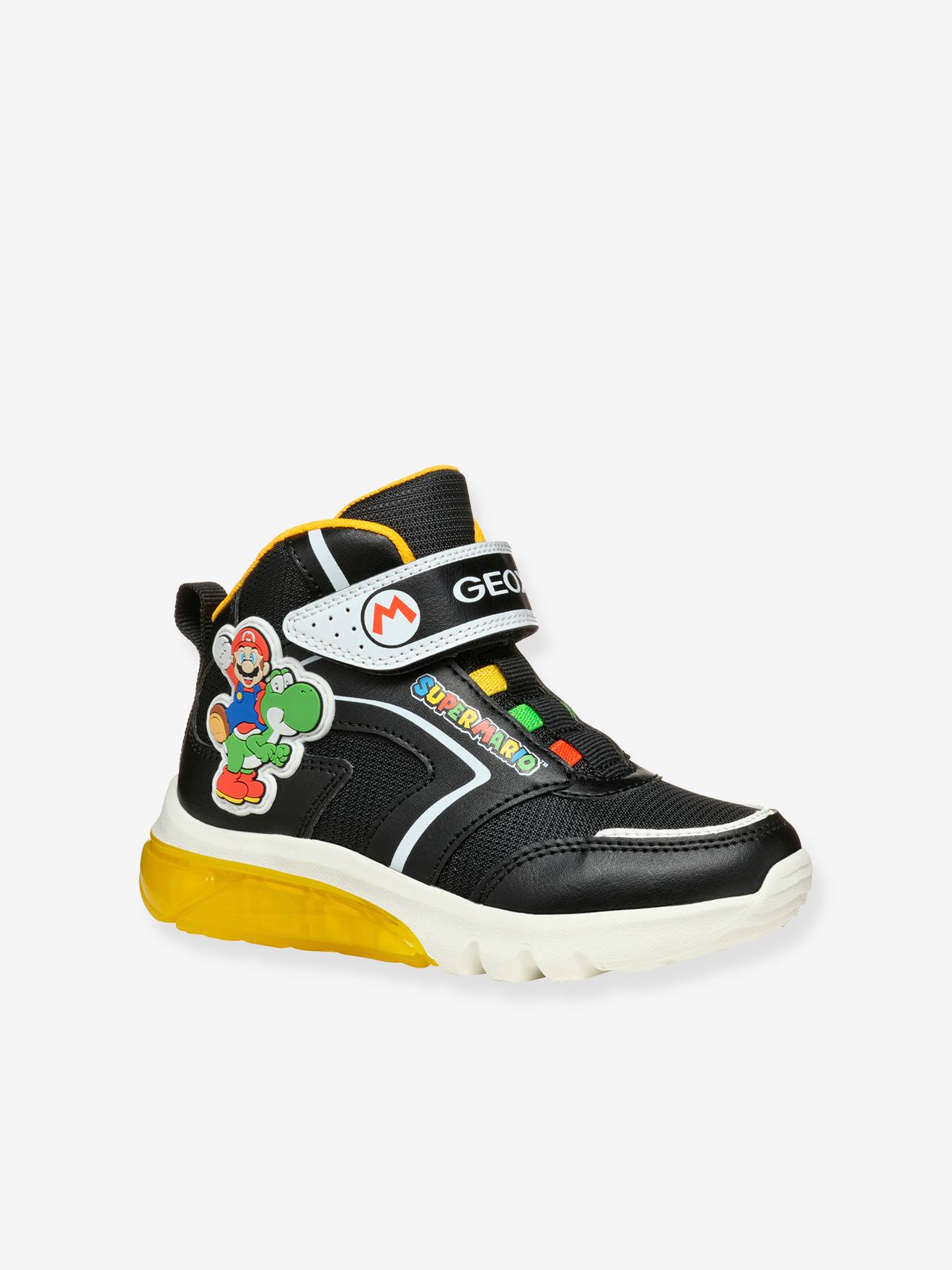 J CIBERDRON Boy GEOX® light high-top sneakers
