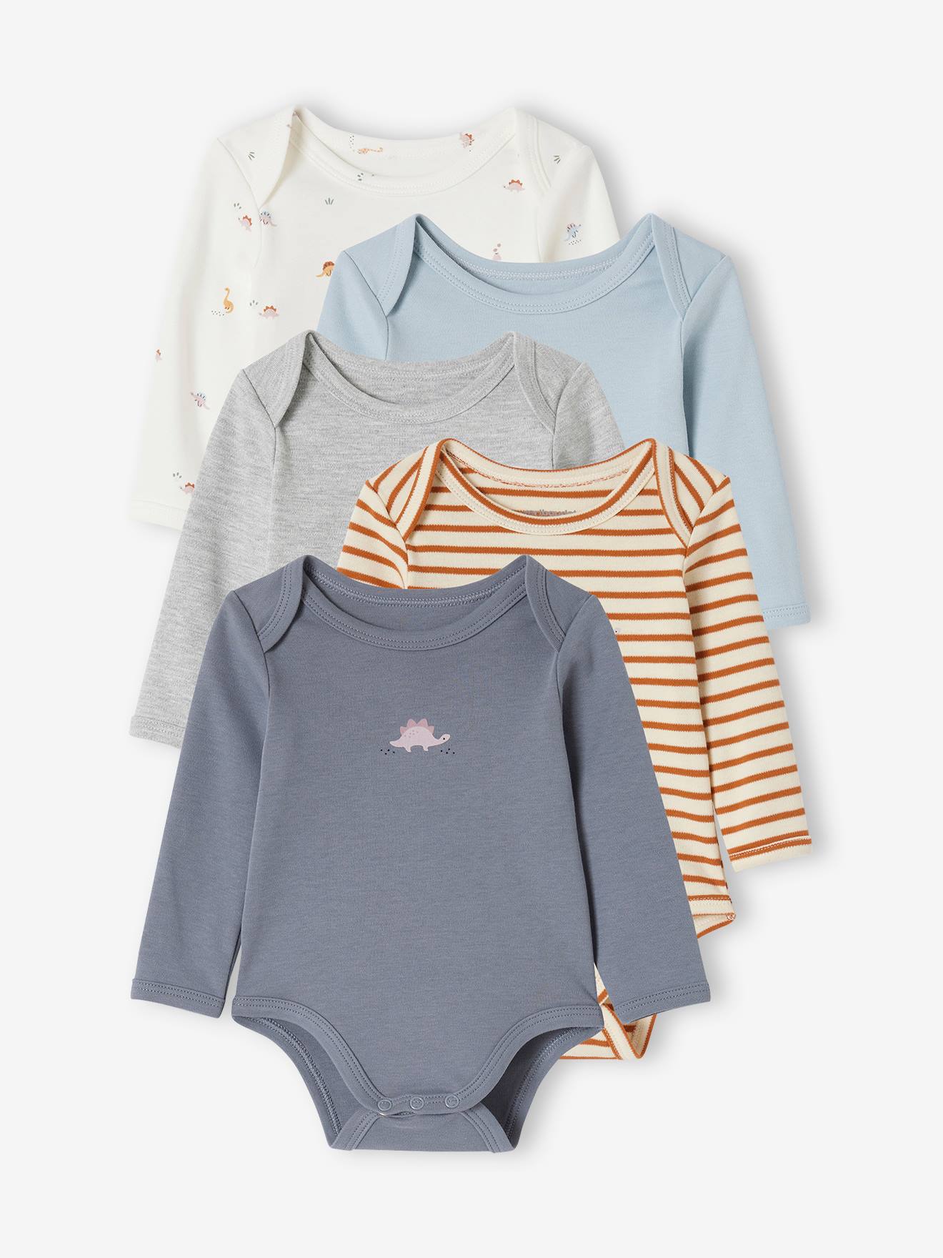 Long Sleeve Bodysuits in Organic Cotton