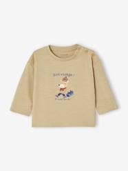 Baby-T-shirts & Roll Neck T-Shirts-Long Sleeve Bear Top for Babies