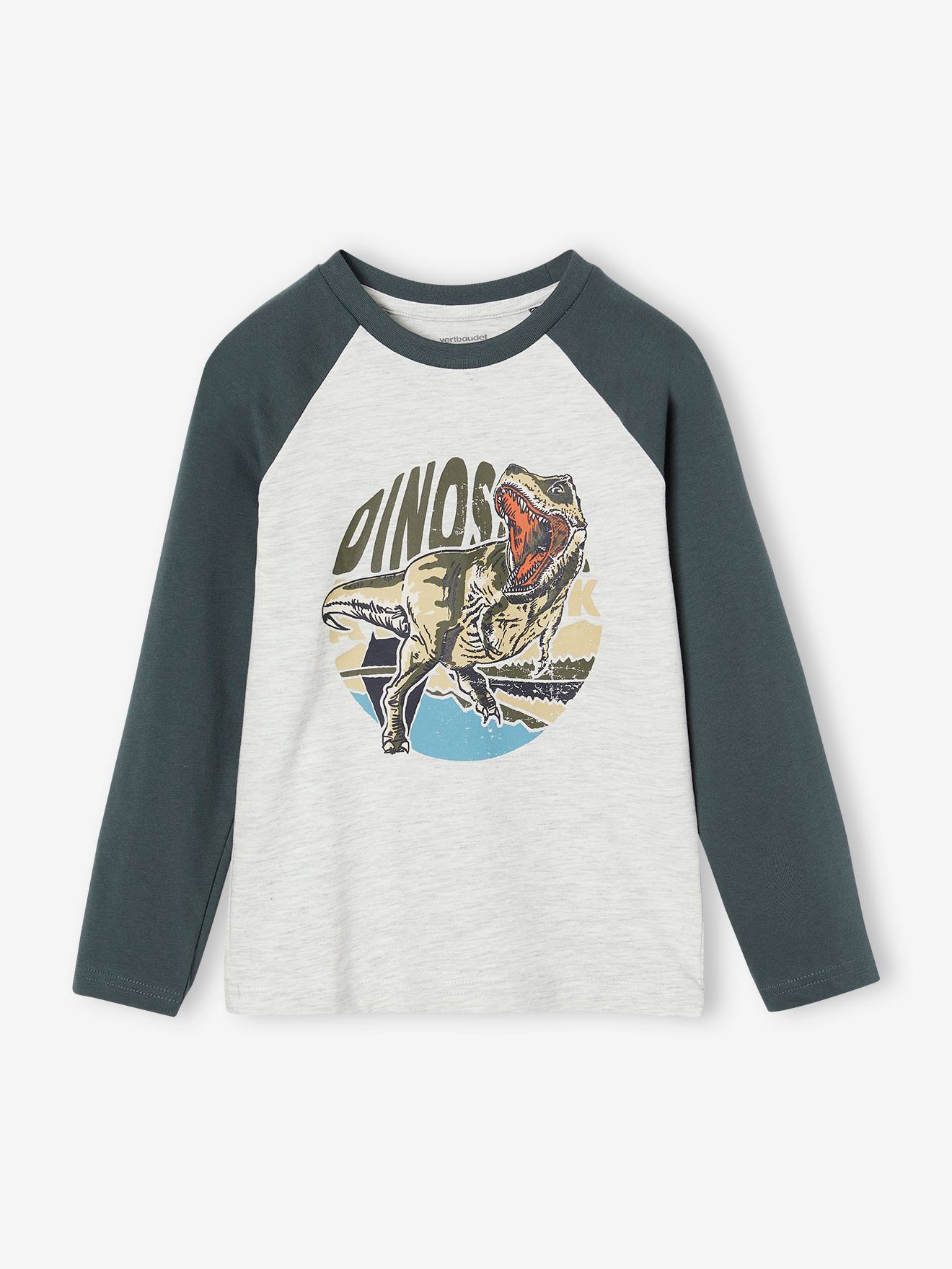 Top with Graphic Motif & Raglan Sleeves - 5