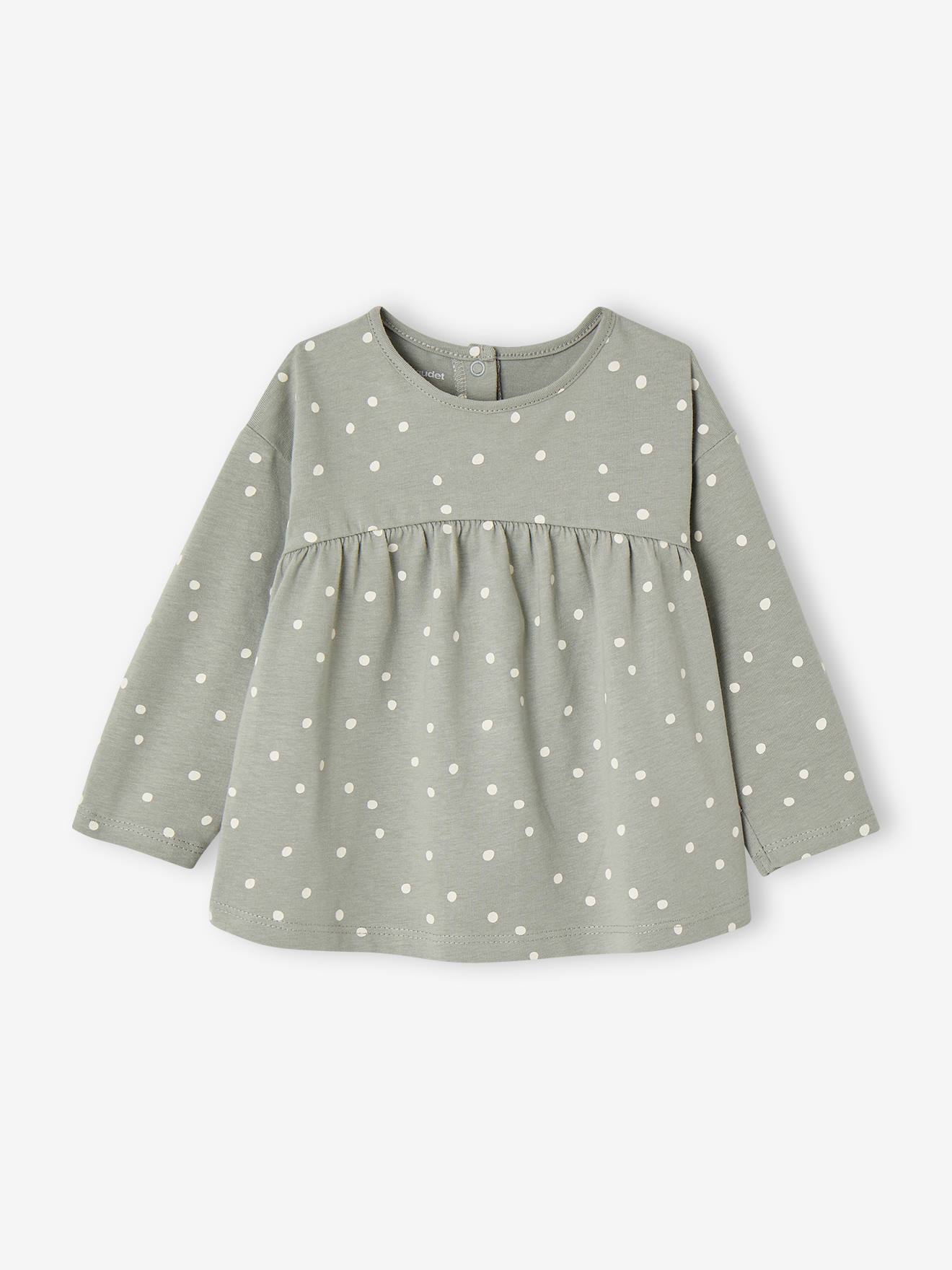 Long Sleeve Printed T-Shirt in Organic Cotton