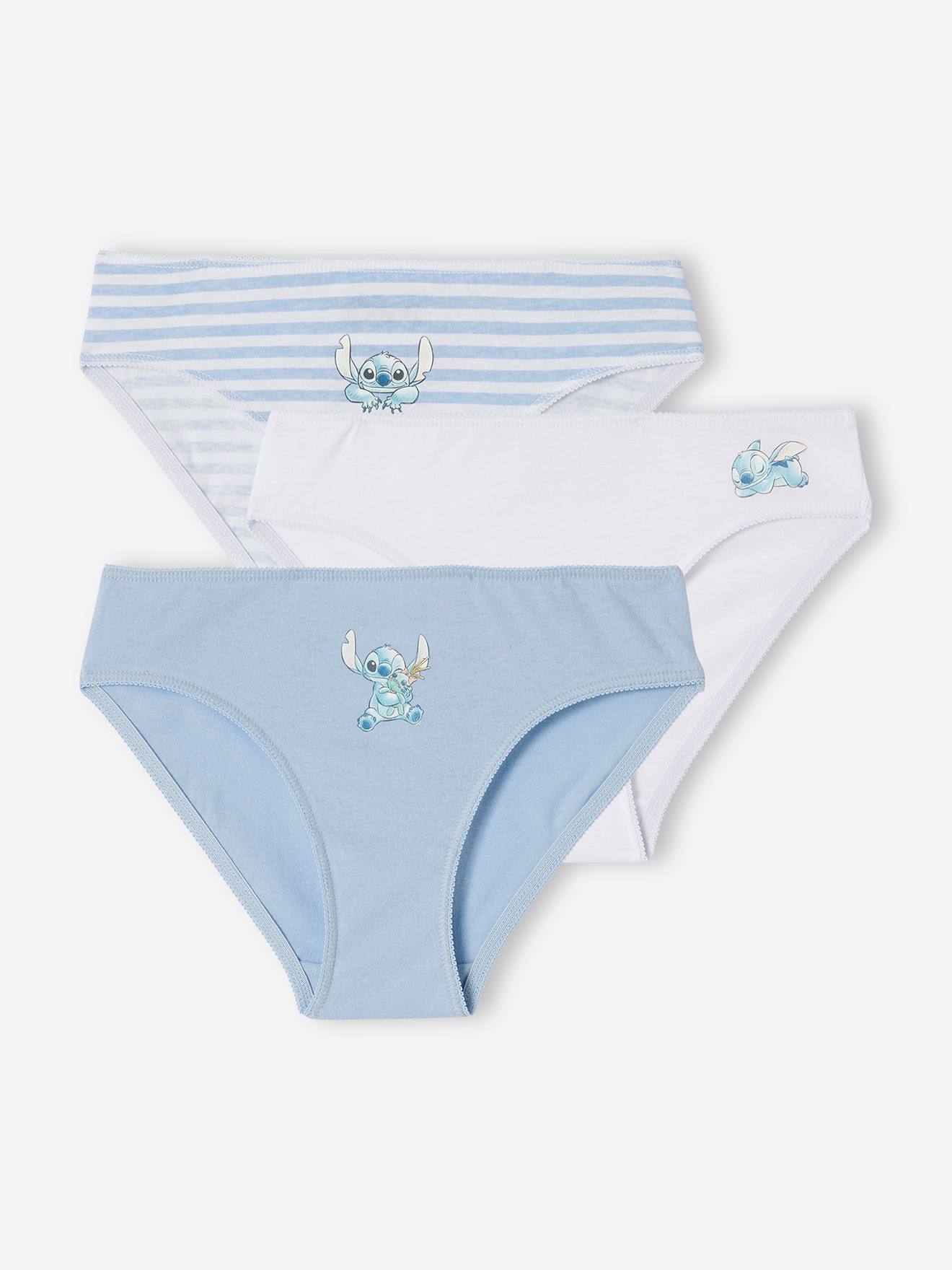 Disney® Stitch girls' knickers sky