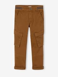 -MEDIUM Hip MorphologiK Straight Leg Cargo Trousers for Boys