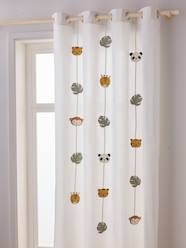 Bedding & Decor-Decoration-Curtains-Semi-Sheer Curtain with Eyelets & Animal Garland, Hanoi