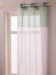 Bedding & Decor-Decoration-Curtains-Sheer Curtain with Eyelets & Dotted Print