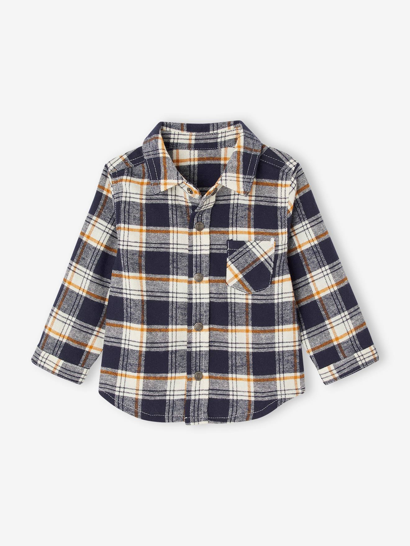 Chequered Flannel Shirt - 5