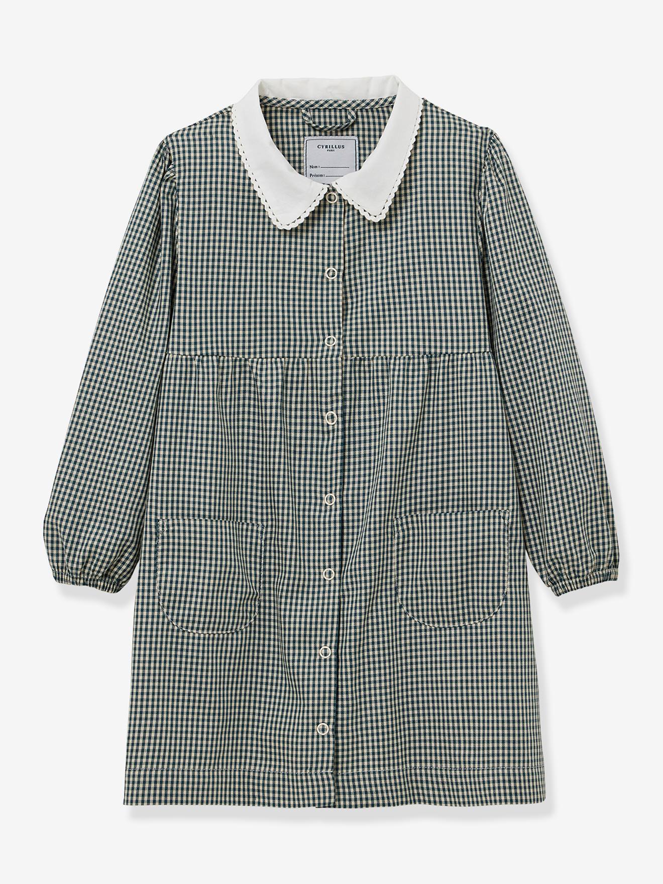 CYRILLUS gingham apron