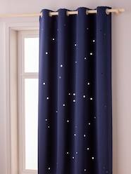 Bedding & Decor-Decoration-Curtains-Blackout Curtain with Eyelets & Perforated Motifs