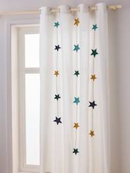 Bedding & Decor-Decoration-Curtains-Semi-Sheer Curtain with Eyelets & Starry Garlands