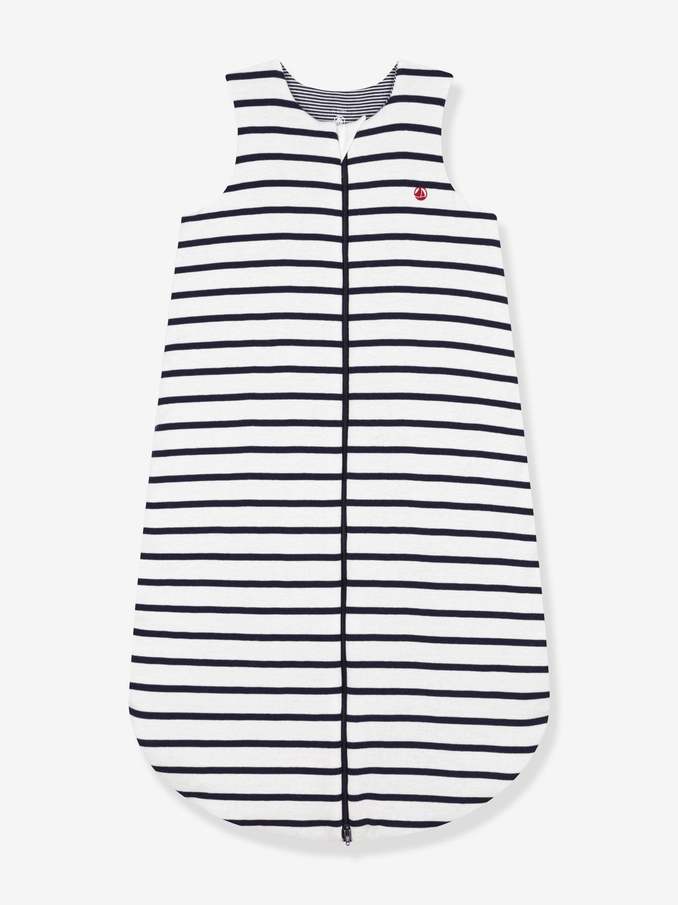 Striped cotton sleepbag PETIT BATEAU striped