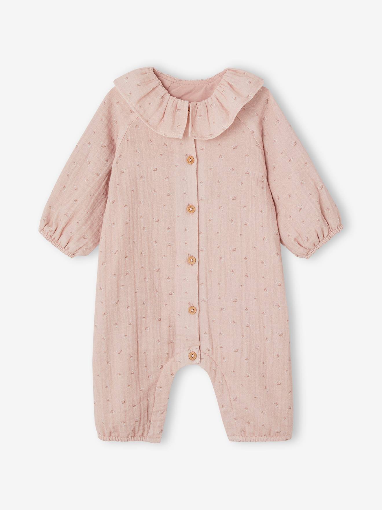 Cotton Gauze Jumpsuit with Prints