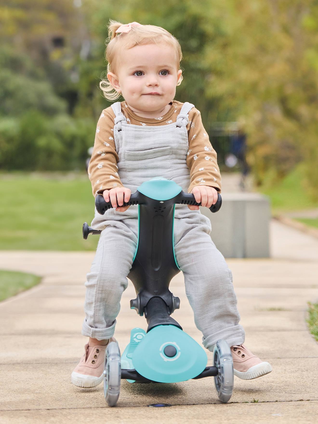 GLOBBER GO UP DELUXE LIGHT - Evolutive Scooter - mint green, Toys