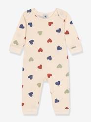 Baby-Pyjamas-Sleepsuit hearts without feet PETIT BATEAU