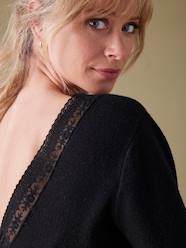 Maternity-Jumper with Low-Cut & Lace Back for Maternity, by ENVIE DE FRAISE