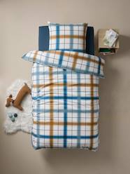 Bedding & Decor-Child's Bedding-Duvet Cover + Pillowcase Set for Children, in Flannel with Recycled Cotton, Retro Winter