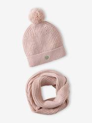 Girls-Beanie & Infinity Scarf Set for Girls